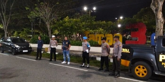 Polresta Balikpapan gelar KRYD yang disinergikan dengan Operasi Pekat Mahakam 2025, pada Sabtu malam (17/5/2025). Foto: HO/Humas Polresta Balikpapan