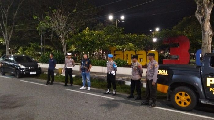 Polresta Balikpapan gelar KRYD yang disinergikan dengan Operasi Pekat Mahakam 2025, pada Sabtu malam (17/5/2025). Foto: HO/Humas Polresta Balikpapan