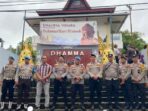Polresta Balikpapan mengerahkan 50 Personel pengamanan ketat di tujuh titik vihara yang menjadi pusat perayaan Waisak 2569 BE di Kota Balikpapan, pada Senin (12/5/2025). Foto: HO/Humas Polresta Balikpapan