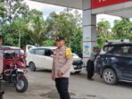 Polresta Balikpapan terus mengintensifkan kegiatan pengamanan dan pemantauan di sejumlah SPBU di wilayah Kota Balikpapan. Foto: BorneoFlash