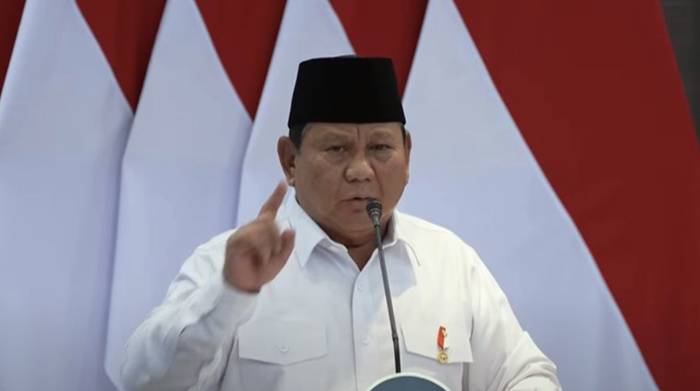 Foto: Presiden Prabowo Subianto saat Sidang Kabinet Paripurna, Senin (5/5/2025). (YouTube/Sekretariat Presiden)