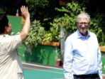 Foto: Presiden RI Prabowo Subianto bersama tokoh filantropi dunia Bill Gates meninjau langsung pelaksanaan Program Makan Bergizi Gratis (MBG) di SDN Jati 03, Pulo Gadung, Jakarta Timur, Rabu, (7/5/2025). (Foto : Muhammad Sabki)
