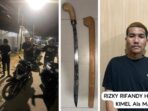 RRH diamankan tanpa perlawanan akibat mengacungkan sebilah parang ke arah pria berinisial S (38) pada Minggu (11/5/2025) malam. Foto: HO/Humas Polres Bontang