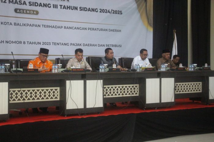DPRD Balikpapan Gelar Rapat Paripurna Bahas PUG dan Revisi Perda Pajak Retribusi
