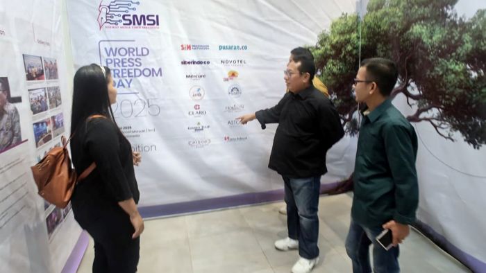 SMSI turut ambil bagian dalam rangkaian kegiatan peringatan World Press Freedom Day 2025 yang digelar di Taman Ismail Marzuki (TIM), Jakarta. Foto: HO/SMSI