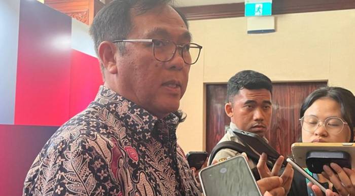 Foto: Staf Khusus Menteri Pertanian Bidang Kebijakan Pertanian Sam Herodian. (Foto: Aulia Damayanti)