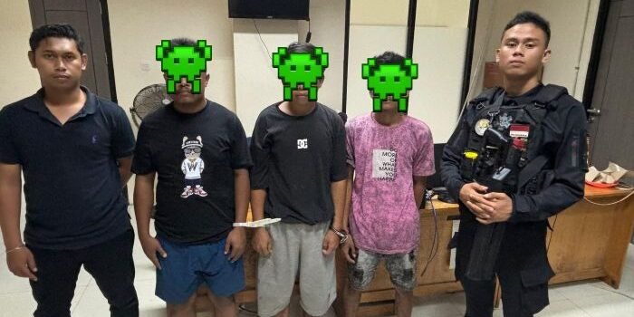 Giat KRYD Samapta Polresta Balikpapan: Tiga Pemuda Diamankan, Diduga Bawa Sabu dan Sajam