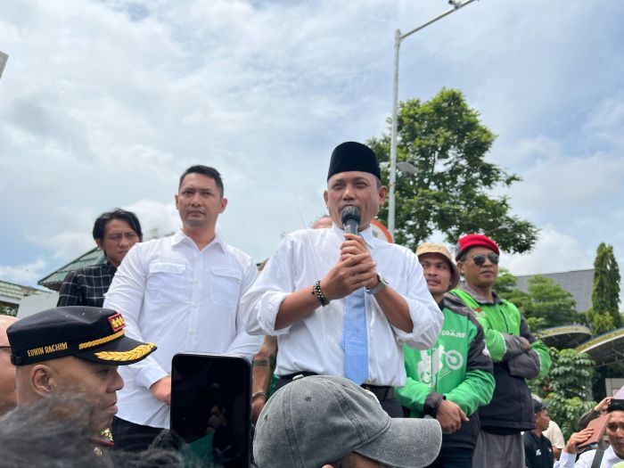 Terima Audiensi Aliansi Ojol Se-Kaltim, Wagub Seno: Kita Tindaklanjuti Aspirasi Ojol soal Tarif ke Kemenhub