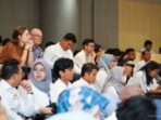 Kuliah umum Kota Peka Air digelar di Auditorium Kantor Otorita IKN, Nusantara, pada Selasa (29/04/2025). Foto: HO/Humas Otorita IKN