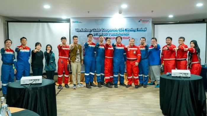 Workshop “HSSE Marshall Duta CLSR” yang digelar di Hotel Novotel Balikpapan pada 14–15 Mei 2025. Foto: HO/KPI Unit Balikpapan