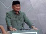 Yaqut Cholil Qoumas saat masih menjadi menteri agama, membuka acara Gebyar Expo Kemandirian Pesantren di Trans Mal Bandung, Jawa Barat, Kamis (10/10/2024).(Dok. Kementerian Agama)