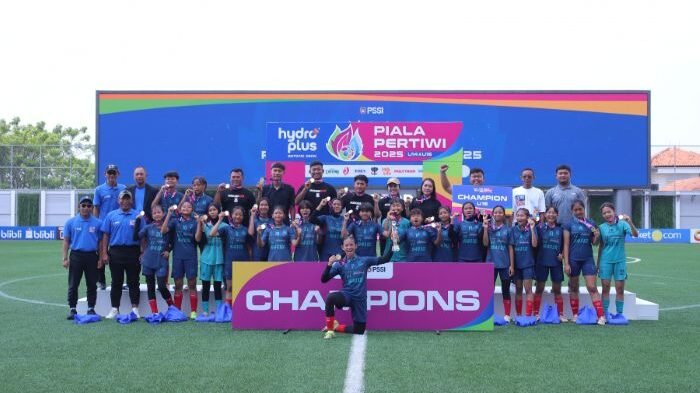 Kencana Muda U16 menjuarai kategori U16 setelah menunjukkan dominasi sejak awal. Foto: HO/pssi.org