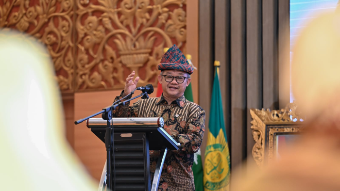 Mendikdasmen Abdul Mu’ti, menegaskan peran penting keluarga dalam memperkuat Pendidikan anak. Foto: HO/kemendikdasmen.go.id