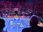 Menpora Dito dan Wamenpora Taufik Saksikan Semifinal Indonesia Open 2025. Foto: dok./kemenpora.go.id