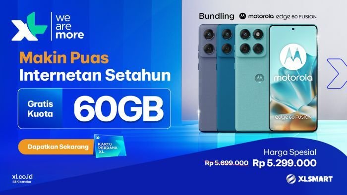 XLSMART menawarkan program eksklusif bundling eSIM dan pengalaman internet terbaik dengan kuota besar. Foto: HO/XLSMART