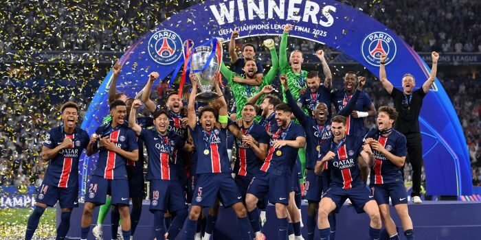 PSG memenangkan liga champions. Foto: X/@PSG_inside