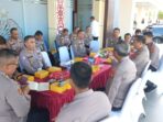 Jajaran Polresta Balikpapan menggelar kegiatan Analisa dan Evaluasi (Anev) Mingguan di Lobby Mapolresta Balikpapan, pada Senin (9/6/2025). Foto: HO/Humas Polresta Balikpapan 