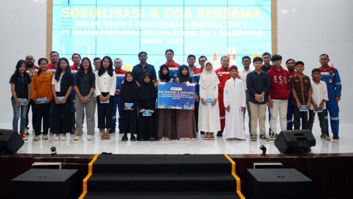 KPI Unit Balikpapan menggelar kegiatan Sosialisasi, Doa Bersama, dan Santunan kepada masyarakat pada Minggu (15/6/2025). Foto: HO/KPI Unit Balikpapan