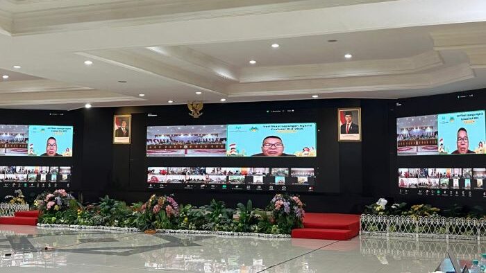 Kegiatan Verifikasi Lapangan Evaluasi Kota Layak Anak secara daring di Balai Kota Balikpapan, pada hari Kamis (12/6/2025). Foto: BorneoFlash/Ardian