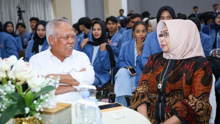 Kepala Otorita IKN, Dr. (H.C.) Ir. H. M. Basuki Hadimuljono, M.Sc., Ph.D., dan Rektor Universitas Gunadarma, Prof. Dr. E.S. Margianti, S.E., M.M. Foto: HO/Humas OIKN