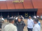 Komisi I DPRD Balikpapan melakukan inspeksi mendadak bersama OPD terkait di THM Helix, pada Rabu (18/6/2025). Foto: BorneoFlash/Niken Sulastri