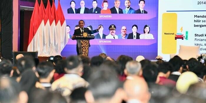 Menteri Energi dan Sumber Daya Mineral (ESDM) Bahlil Lahadalia pada Jakarta Geopolitical Forum IX/2025 (JGF 2025) yang diselenggarakan oleh Lembaga Ketahanan Nasional (Lemhannas), di Jakarta, Selasa (24/6/2025). Foto: esdm.go.id