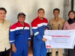 PT Pertamina EP (PEP) Sangatta Field menyalurkan bantuan kepada masyarakat Kelurahan Tanah Merah yang terdampak oleh bencana banjir pada Senin, 19 Mei 2025. Foto: HO/ PEP Sangatta Field