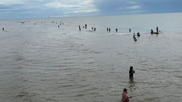 Pantai Segara Sari Manggar Balikpapan. Foto: BorneoFlash/Niken Sulastri