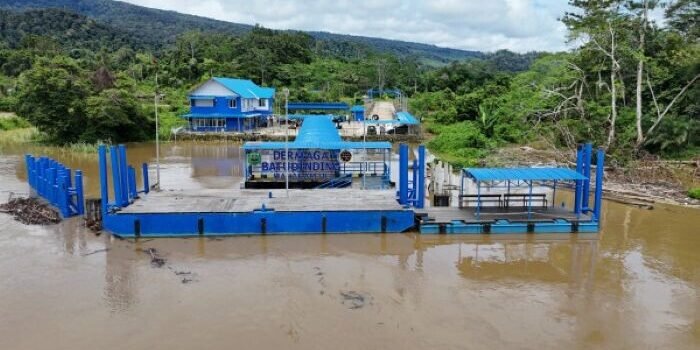 Pelabuhan Batu Dinding Kabupaten Mahakam Ulu. Foto: HO/Dishub Mahulu