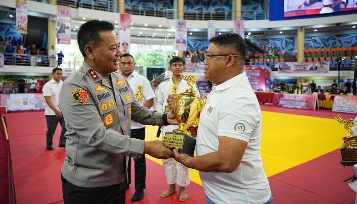 Penutupan Kejuaraan Judo Kapolda Kaltim Cup 2025 di Gedung Balikpapan Sport And Convention Center (BSCC)/Dome Balikpapan, Pada Rabu (18/6/2025). Foto: HO/Humas Polda Kaltim
