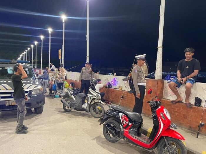 3 Pengendara Motor Berknalpot Brong Diamankan Patmor Polresta Balikpapan Saat Giat Dini Hari