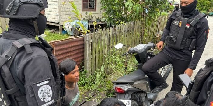 Patroli Presisi Sat Samapta Polresta Balikpapan Bekuk Pemuda Pembawa Sabu di Gunung Bugis