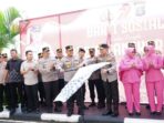 Polda Kaltim menggelar Bakti Sosial (Baksos) dan Bakti Religi Dalam rangka memperingati Hari Bhayangkara ke-79, pada Jumat (13/6/2025). Foto: HO/Humas Polda Kaltim