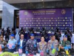 Polda Metro Jaya menggelar konferensi pers Operasi Berantas Jaya 2025. (dok. Polda Metro)