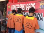 Polsek Balikpapan Utara Ungkap Dua Kasus penyalahgunaan obat keras jenis dobel L dan Curanmor roda dua. Foto: HO/Humas Polresta Balikpapan