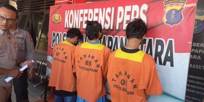 Polsek Balikpapan Utara Ungkap Dua Kasus penyalahgunaan obat keras jenis dobel L dan Curanmor roda dua. Foto: HO/Humas Polresta Balikpapan