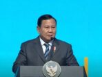 Prabowo dalam sambutannya di acara Indonesia-China Business Reception 2025, yang digelar di Jakarta, Sabtu (24/5/2025) malam.(repro bidik layar Youtube Sekretariat Presiden)