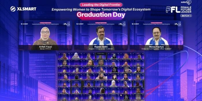 Program intensif Female Future Leader (FFL) batch 1 yang diikuti oleh lebih dari 70.000 mahasiswi dari seluruh Indonesia. Foto: HO/XLSMART