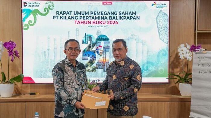Rapat Umum Pemegang Saham (RUPS) PT Kilang Pertamina Balikpapan (PT KPB) Tahun Buku 2024, di Patra Jasa Office Tower, Jakarta, pada Senin (23/6/2025). Foto: HO/PT KPB