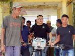 Satu unit drone pertanian DJI Agras yang diberikan PLN melalui UPP KLT 2 kepada Kelompok Tani “Harapan Mandiri” di Kampung Buyung-Buyung, Berau. Foto: HO/PLN UIP KLT