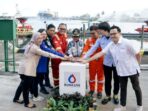 PT Badak LNG Gelar Seremoni pengapalan LNG ke-10.000 pada Rabu (12/6/2025). Foto: HO/Corcom PT Badak LNG