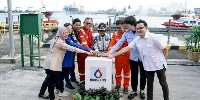 PT Badak LNG Gelar Seremoni pengapalan LNG ke-10.000 pada Rabu (12/6/2025). Foto: HO/Corcom PT Badak LNG
