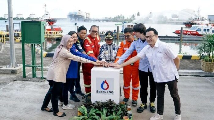 PT Badak LNG Gelar Seremoni pengapalan LNG ke-10.000 pada Rabu (12/6/2025). Foto: HO/Corcom PT Badak LNG