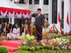 Wakil Wali Kota Balikpapan, H. Bagus Susetyo, Memimpin upacara peringatan Hari Kesaktian Pancasila, di halaman Balai Kota Balikpapan, pada Senin (2/6/2025). Foto: BorneoFlash/Ardian