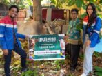 KPB menyalurkan sebanyak 36 ekor hewan kurban kepada masyarakat di sekitar Proyek RDMP Balikpapan dan Lawe-Lawe. Foto: HO/Humas KPB