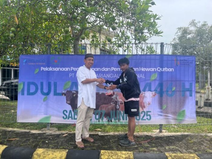 KKT Salurkan 7 Ekor Sapi Kurban dalam Peringatan Idul Adha 1446 H