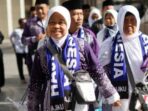 Sebagian besar jemaah asal Indonesia memanfaatkan waktu di Makkah untuk melaksanakan umrah sunah sambil menunggu jadwal keberangkatan ke Madinah. Foto: HO/Kemenag Bontang