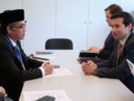 Pertemuan Menteri Ketenagakerjaan RI dan Wakil Menteri Ketenagakerjaan AS di ILC ke-113. Foto: HO/Kemnaker