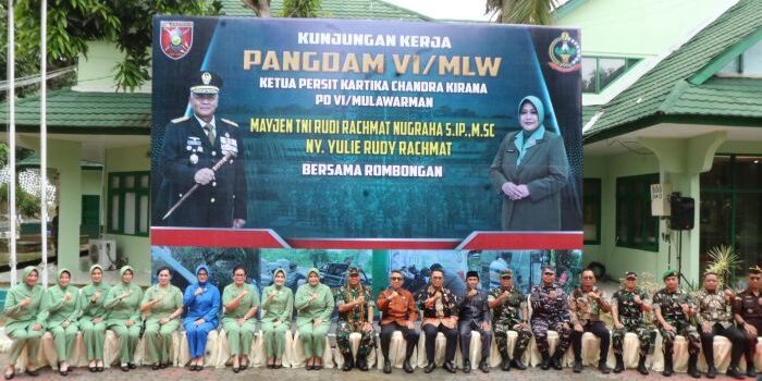 Pangdam VI/Mulawarman, Mayjen TNI Rudy Rachmat Nugraha, S.I.P., M.Sc., bersama rombongan, melaksanakan kunjungan kerja ke wilayah Kabupaten Kutai Timur (Kutim), Provinsi Kalimantan Timur (Kaltim), Pada Kamis (19/06/2025). Foto: HO/Pendam VI/Mlw