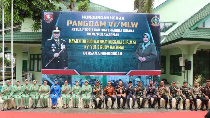 Pangdam VI/Mulawarman, Mayjen TNI Rudy Rachmat Nugraha, S.I.P., M.Sc., bersama rombongan, melaksanakan kunjungan kerja ke wilayah Kabupaten Kutai Timur (Kutim), Provinsi Kalimantan Timur (Kaltim), Pada Kamis (19/06/2025). Foto: HO/Pendam VI/Mlw